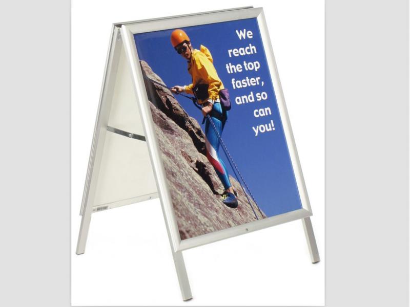 Aluminum Poster Stand for Outdoor Advertising Display Cheap A Board Poster Stand A2