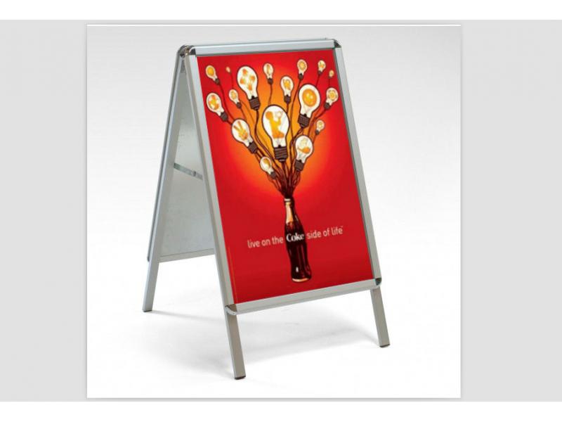 A1 Free Standing Sign Board Double Sided Display Advertising Sidewalk Sign 