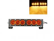 12V Combo Spot Flood Light Single Row Multi Color Amber White LED Light Bar