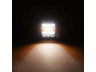 3INCH LED Work Light Cube Pods Off Road Fog Lamp Driving Light Bar White Amber Yellow Strobe Combo B