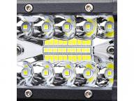 6.5inch Cube LED Work Light Bar 60W 120W Dual Color Strobe Flash LED Work Lamp for Off-road 4X4 4WD 