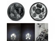 Halo Angle Eye 7 Inch Off Road Vehicle 4x4 LED Headlight for Aftermarket Headlights
