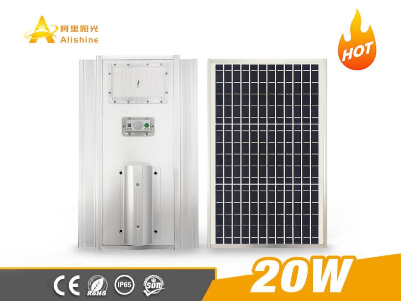 Competitive Price 20W-50W Aluminum Solar Motion Sensor Street Light