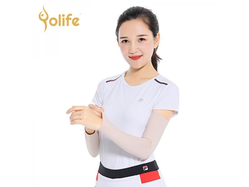 Yolife 2Pcs Outdoor Sports Sun Protection Sleeves Summer Riding Protective Arm Sleeves Men and Women