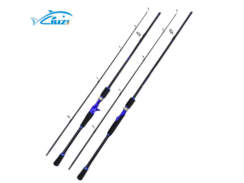 2 Sections Saltwater Fishing Tackle Carbon Spinning Casting Fishing Rod Hard Carbon Fishing Rods Hot