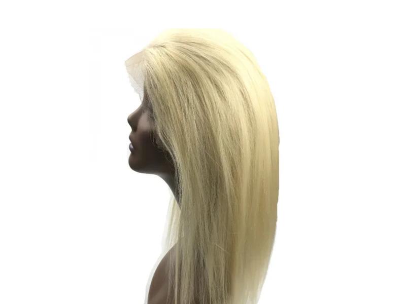 Factory Price Silky Straight Human Hair Full Lace Wig for Women