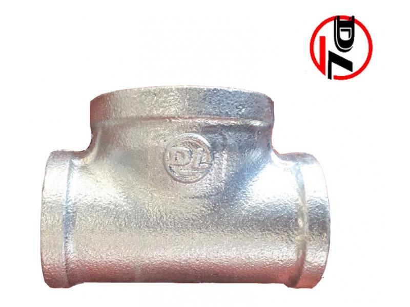 Galvanized Malleable Iron Pipe Fittings Reducing Big Middle Tee