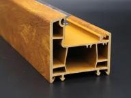 Foil Laminated PVC Profiles for Wooden Texture Window and Doors