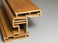 Wooden Color UPVC Profiles with Full Color Laminated