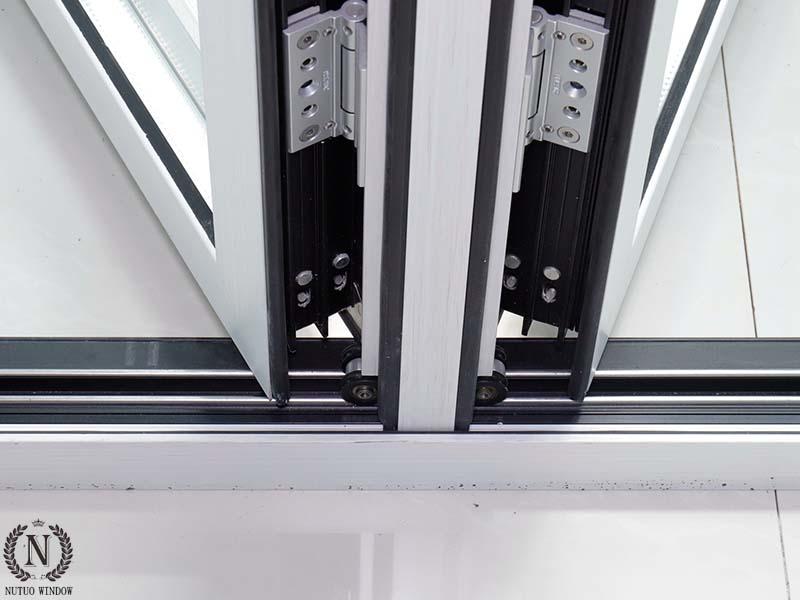Foshan Factory Thermal Break PVDF Aluminum Folding Door for Home Replacement