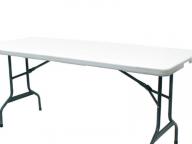 6FT Fold-in-Half Folding Table (Bent Leg)