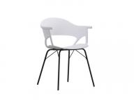 Factory Direct Plastic Shell Living Room Chair with Metal Leg