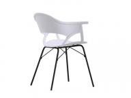 Factory Direct Plastic Shell Living Room Chair with Metal Leg XRB-060