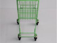 Combination of Steel Plastic Child Supermarket Shopping Trolley