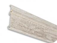 Waterproof Wood Grain PVC/Aluminum Skirting Board for Floor Decor