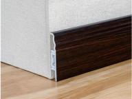 Eco-friendly Wooden Grain Skirting Board PVC Baseboard for Wall Corner
