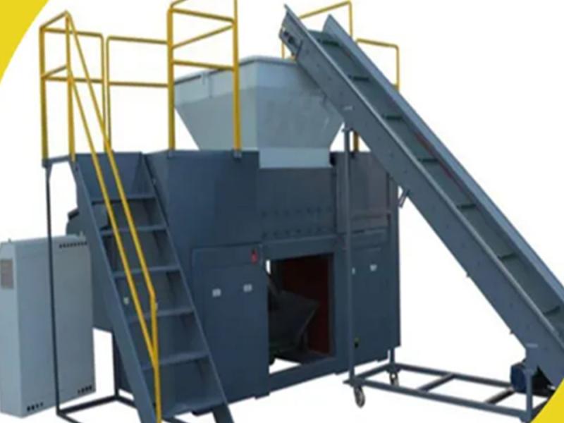 Household Waste, Medical Waste, Food and Kitchen Waste Double Shaft Crusher.