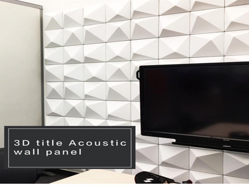 3D Title Acoustic Wall Panel