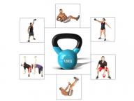 Rubber Iron Plate Kettlebell for Weightlifting