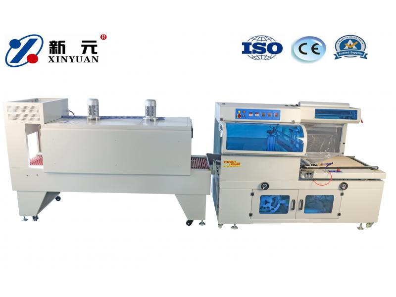Xinyuan Fully Auto L Sealer and Shrink Tunnel Packaging Machine for Door , Window, Ladders
