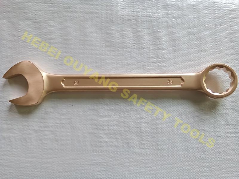 Non Sparking Safety Hand Tools Wrench Spanner Combination Al-Cu Be-Cu ATEX