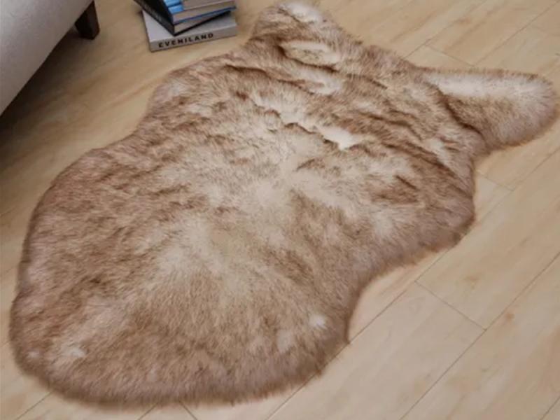 Plush Shaggy Faux Sheepskin Rug Carpet for Home Textile