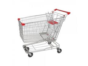 240L High Capacity Customized Size Asian Type Shopping Trolley