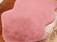 Livingroom Bedroom Faux Rabbit Fur Floor Shaggy Area Rugs Carpet