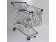 240L German High Capacity Shopping Trolley with Baby Seat