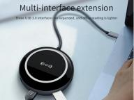 9-IN-1 Docking Station Type C To Pd HD USB3.0*2 RJ45 Wireless Charger USB Hub for Mobile Phone