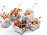 Kitchen Cooking Tools Mini Stainless Steel French Fries Basket for Frying