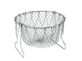 Stainless Steel Foldable Chef Frying Basket