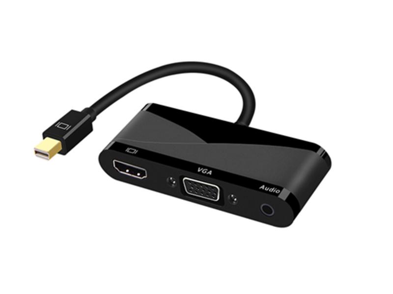 Cost-effective 4 Port USB 3.0 Hub VGA Splitter with Audio Cable