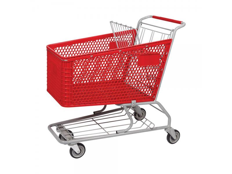 100L Professional Manufacturer of Plastic Shopping Trolley