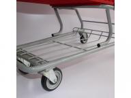 180L Good Quality Plastic Shopping Trolley for Supermarket