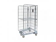 Storage Galvanized Nesting Folding Wire Mesh Roll Containers