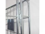 Storage Galvanized Nesting Folding Wire Mesh Roll Containers