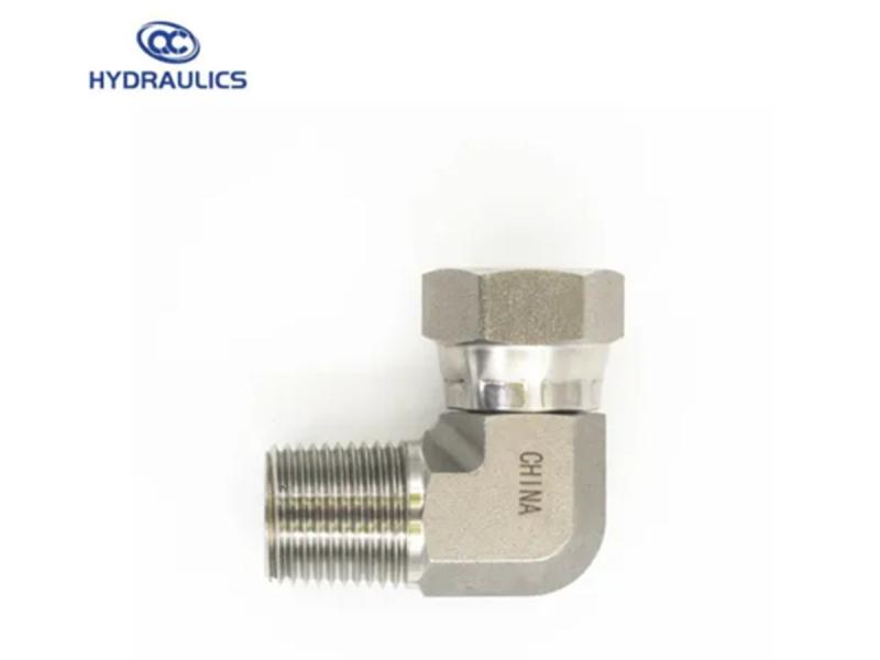 Male Pipe Hydraulic Fitting/Swivel Hydraulic Adapter/Stainless Steel 90 Degree Swivel Elbow Fitting
