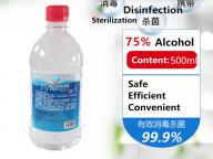 75% Rounded-Bottle Alcohol for Medical Use