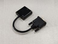 Black 1080P HD TV Converter Dvi Male To Female VGA Micro5P Adapter Cable
