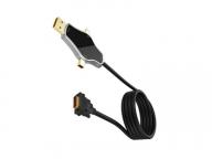 Wholesale Price 3 in 1 Video Audio Converter 2K DP+Mini DP+USB-C To DVI Adapter