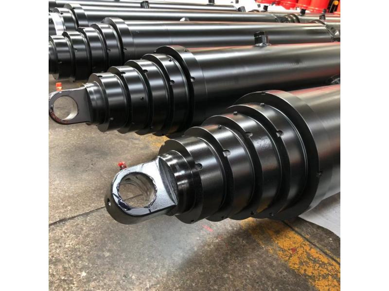 High Quality Long Stroke 4 Stage Welded Hydraulic Cylinders