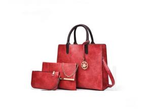 High Quality Women Ladies Shoulder Handbags Satchel 3pcs Purse Set