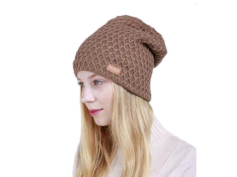 Hot Selling New Design Knitted Wool Winter Solid Color Warm Beanie Hat Cap