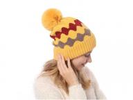 Wholesale Women Girls Caps Chunky Knit Ski Chenille Hats Winter Beanies