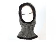 Wholesale Thermal Fleece Hood Hats Ski Masks Beanies Cold Weather Winter Hood Knitted Hats