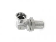 DIN Bulkhead Union 90 Degree Elbow Stainless Steel Tube Elbow Fitting/Adapter