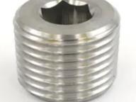 Stainless Steel Male NPT Hollow Hex Plug Hydraulic Adapter