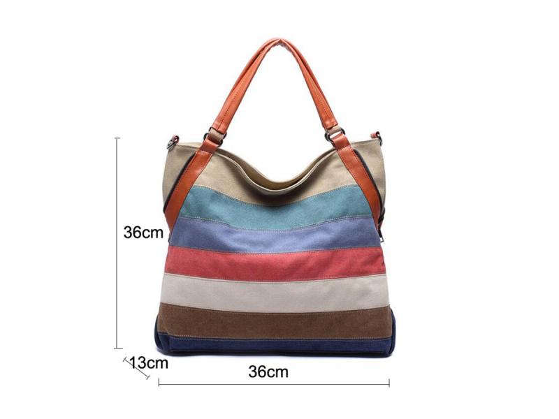 2019 China Manufacturing Fashion Zippered Beach Tote Bags Canvas Women Handbag