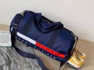 Bright Color Polyester Canvas Shoulder Handbag Travel Duffle Bag
